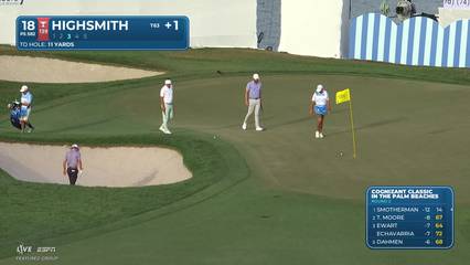 Joe Highsmith | Round 2 | 18th hole | Shot 3 | 2026 Cognizant Classic