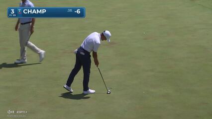 Cameron Champ | Round 2 | 3rd hole | Shot 3 | 2025 John Deere