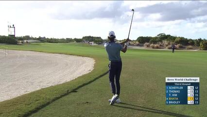 Akshay Bhatia | Round 3 | 13th hole | Shot 2 | 2024 Hero World Challenge