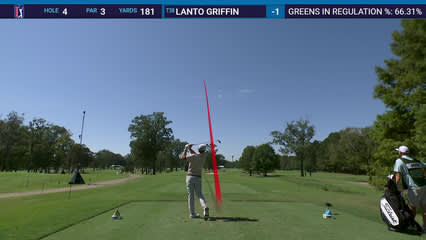 Lanto Griffin | Round 1 | 4th hole | Shot 1 | 2025 Sanderson Farms