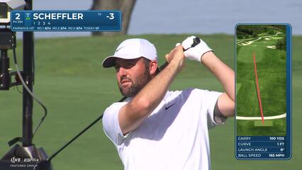 Scottie Scheffler | Round 4 | 2nd hole | Shot 1 | 2025 Genesis