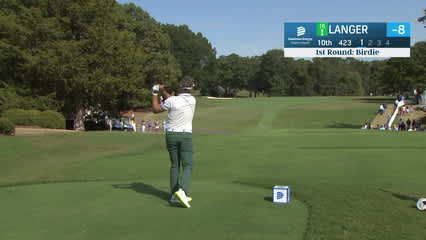 Bernhard Langer | Round 2 | 10th hole | Shot 1 | 2025 Dominion