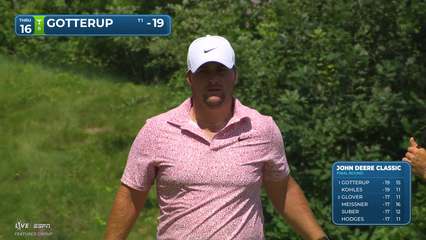 Chris Gotterup | Round 4 | 16th hole | Shot 3 | 2026 John Deere