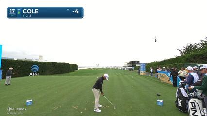 Eric Cole | Round 1 | 17th hole | Shot 1 | 2025 AT&T Pebble Beach