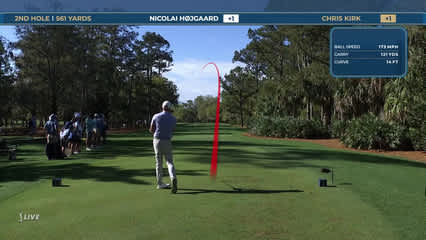 Chris Kirk | Round 3 | 2nd hole | Shot 1 | 2026 THE PLAYERS