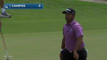 Rafael Campos | Round 2 | 5th hole | Shot 3 | 2025 Mexico Open