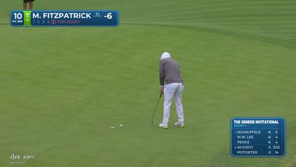 Matt Fitzpatrick | Round 2 | 10th hole | Shot 5 | 2026 The Genesis