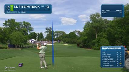 Matt Fitzpatrick | Round 2 | 13th hole | Shot 1 | 2026 Truist Championship