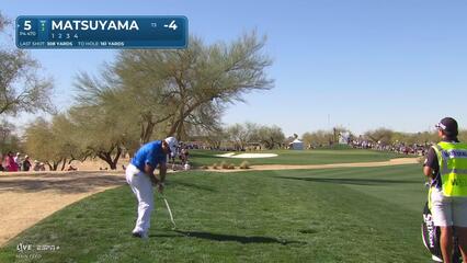 Hideki Matsuyama | Round 1 | 5th hole | Shot 2 | 2025 WM Phoenix Open