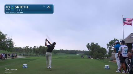 Jordan Spieth | Round 2 | 10th hole | Shot 1 | 2025 Valero
