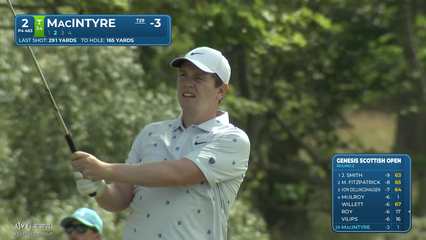 Robert MacIntyre | Round 2 | 2nd hole | Shot 2 | 2026 Genesis Scottish Open
