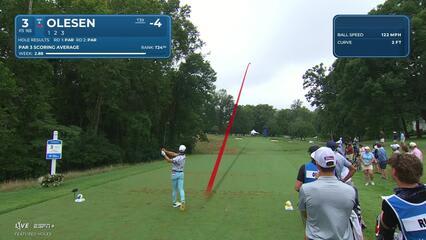 Thorbjørn Olesen | Round 3 | 3rd hole | Shot 1 | 2025 Wyndham