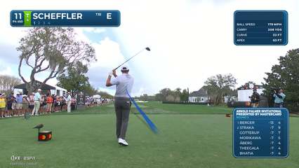 Scottie Scheffler | Round 3 | 11th hole | Shot 1 | 2026 Arnold Palmer