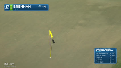 Michael Brennan | Round 2 | 17th hole | Shot 3 | 2026 Cognizant Classic