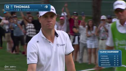 Justin Thomas | Round 4 | 12th hole | Shot 3 | 2025 Valspar