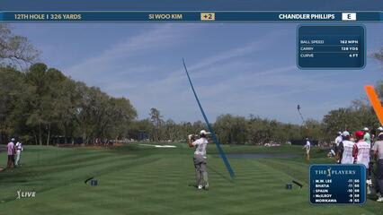 Si Woo Kim | Round 3 | 12th hole | Shot 1 | 2025 THE PLAYERS