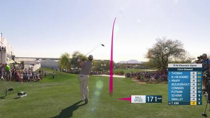 Tom Kim | Round 1 | 1st hole | Shot 1 | 2025 WM Phoenix Open