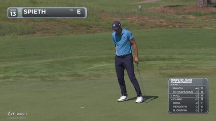 Jordan Spieth | Round 1 | 13th hole | Shot 4 | 2025 FedEx St. Jude