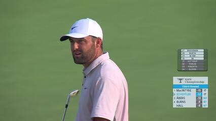 Scottie Scheffler | Round 3 | 18th hole | Shot 2 | 2025 BMW Championship