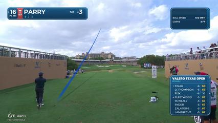 John Parry | Round 1 | 16th hole | Shot 1 | 2026 Valero