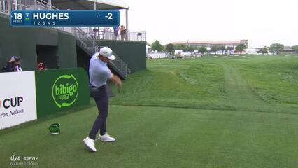 Mackenzie Hughes | Round 1 | 18th hole | Shot 1 | 2025 THE CJ CUP