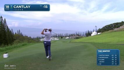 Patrick Cantlay | Round 3 | 18th hole | Shot 1 | 2025 The Sentry