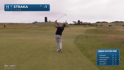Sepp Straka | Round 1 | 11th hole | Shot 2 | 2025 Genesis Scottish Open