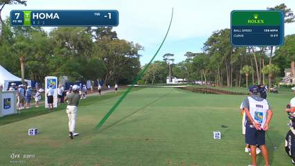 Max Homa | Round 4 | 7th hole | Shot 1 | 2026 RBC Heritage