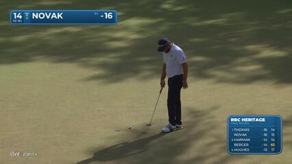 Andrew Novak | Round 4 | 14th hole | Shot 3 | 2025 RBC Heritage