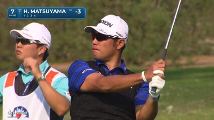 Hideki Matsuyama | Round 3 | 7th hole | Shot 2 | 2025 Farmers