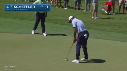 Scottie Scheffler | Round 2 | 4th hole | Shot 3 | 2025 Charles Schwab
