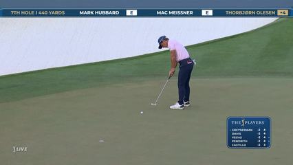 Thorbjørn Olesen | Round 1 | 7th hole | Shot 4 | 2026 THE PLAYERS