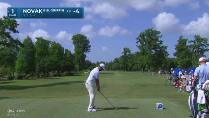 Andrew Novak | Round 1 | 1st hole | Shot 1 | 2026 Zurich Classic