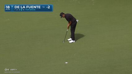 Santiago De la Fuente | Round 2 | 18th hole | Shot 5 | 2025 Mexico Open