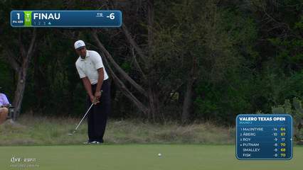 Tony Finau | Round 2 | 1st hole | Shot 5 | 2026 Valero