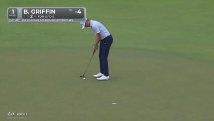 Ben Griffin | Round 2 | 1st hole | Shot 4 | 2025 TOUR Championship