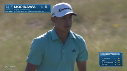 Collin Morikawa | Round 2 | 12th hole | Shot 3 | 2025 Genesis Scottish Open