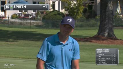 Jordan Spieth | Round 1 | 10th hole | Shot 2 | 2025 FedEx St. Jude