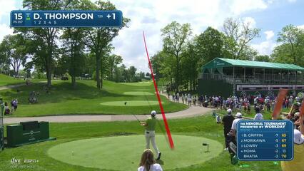 Davis Thompson | Round 1 | 15th hole | Shot 1 | 2025 the Memorial