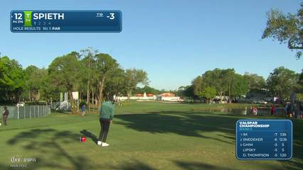 Jordan Spieth | Round 2 | 12th hole | Shot 1 | 2026 Valspar