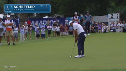 Scottie Scheffler | Round 3 | 1st hole | Shot 4 | 2025 Charles Schwab