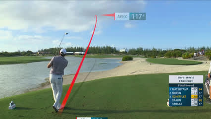 Scottie Scheffler | Round 4 | 18th hole | Shot 1 | 2025 Hero World Challenge