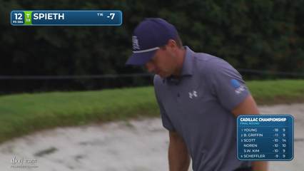 Jordan Spieth | Round 4 | 12th hole | Shot 3 | 2026 Cadillac