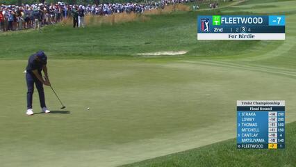 Tommy Fleetwood | Round 4 | 2nd hole | Shot 3 | 2025 Truist Championship