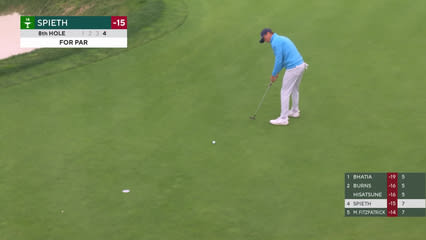 Jordan Spieth | Round 3 | 8th hole | Shot 5 | 2026 AT&T Pebble Beach