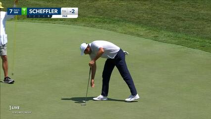 Scottie Scheffler | 2023 the Memorial | Round 4 | 7th hole | Shot 5