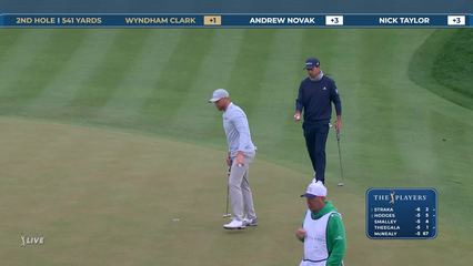 Wyndham Clark | Round 2 | 2nd hole | Shot 4 | 2026 THE PLAYERS