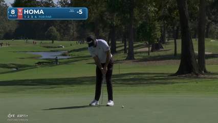 Max Homa | Round 2 | 8th hole | Shot 4 | 2025 Sanderson Farms