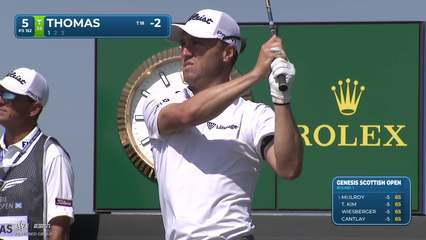Justin Thomas | Round 1 | 5th hole | Shot 1 | 2026 Genesis Scottish Open