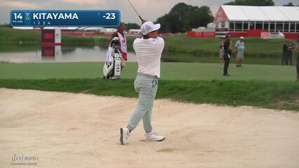 Kurt Kitayama | Round 4 | 14th hole | Shot 2 | 2025 3M Open